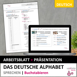 German For Beginners Das Deutsche Alphabet by up2dateskills